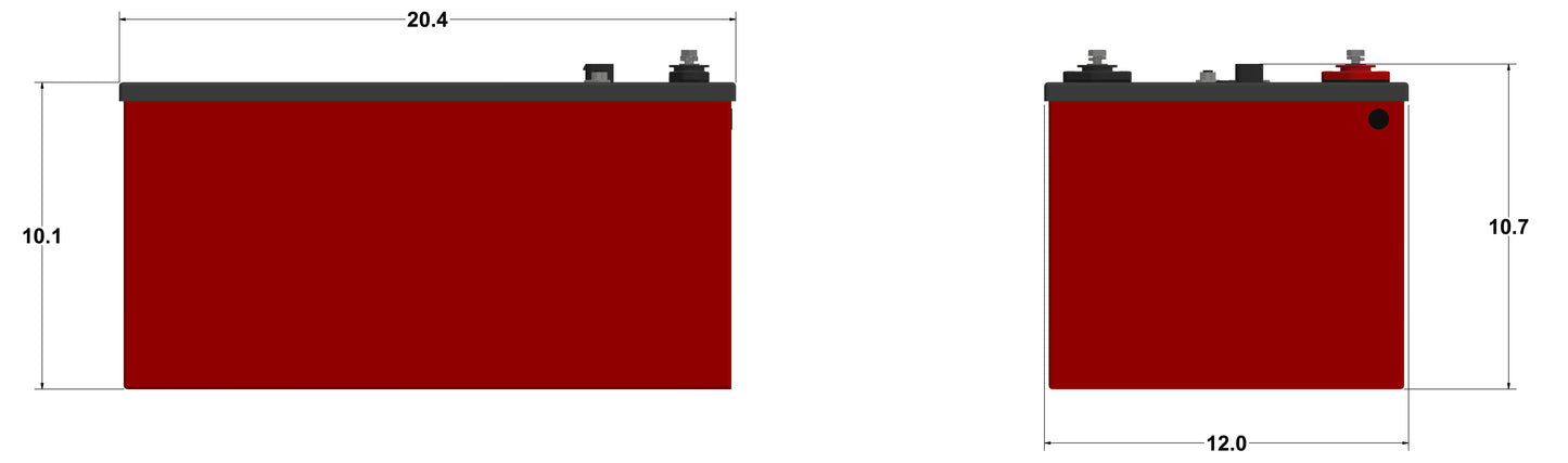 Lithionics 12V 630AH GTX UL Battery: Superior Energy Capacity