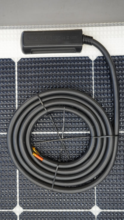 Walkable Carbon Solar Panel designed for high-efficiency power in Sprinter and Transit campervans, RVs, and off-grid setups. Ideal for van conversions and marine environments, this lightweight and durable panel features an ETFE surface and is built to withstand diverse weather conditions for reliable energy on the go