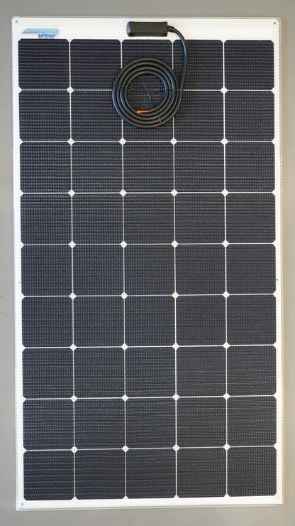 Walkable Carbon Solar Panel designed for high-efficiency power in Sprinter and Transit campervans, RVs, and off-grid setups. Ideal for van conversions and marine environments, this lightweight and durable panel features an ETFE surface and is built to withstand diverse weather conditions for reliable energy on the go