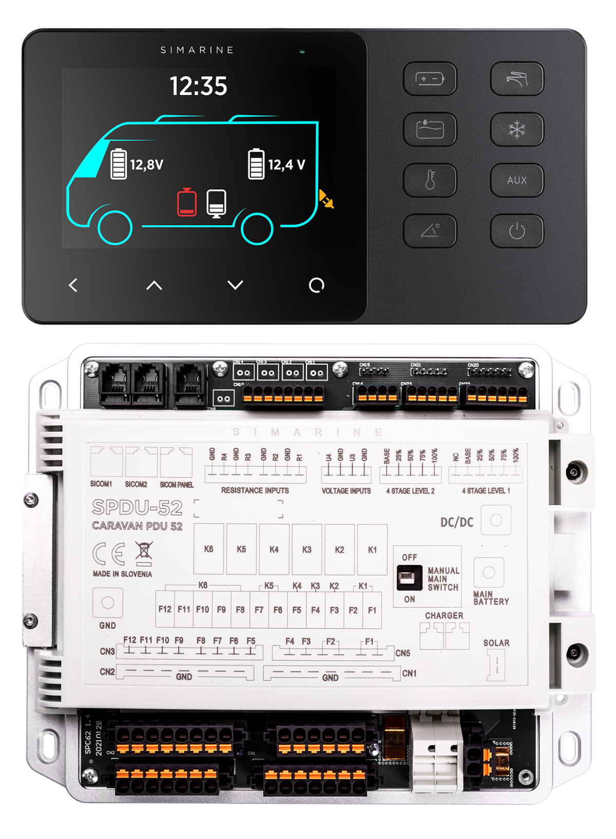 Simarine Via Panel + SPDU-52 Monitoring Package